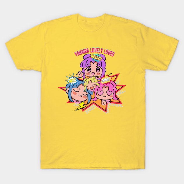 Kawaii  Girls by Yahaira Lovely Loves T-Shirt by Yahaira Lovely Loves 